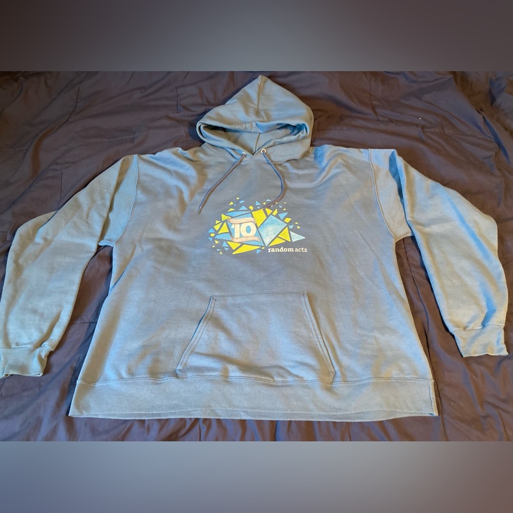 Misha Collins Random Acts “Celebrating 10 years of kindness” pullover hoodie